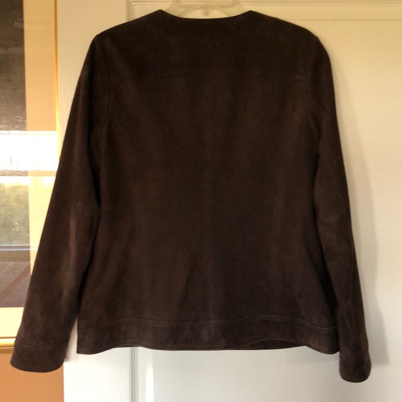 J. Jill Suede Leather Jacket - Picture 3 of 6